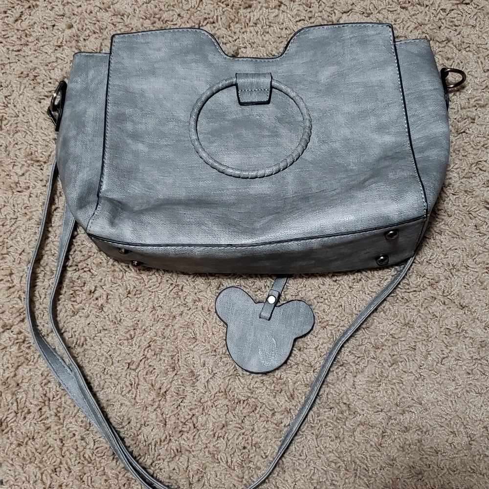 Gray Mickey Mouse purse